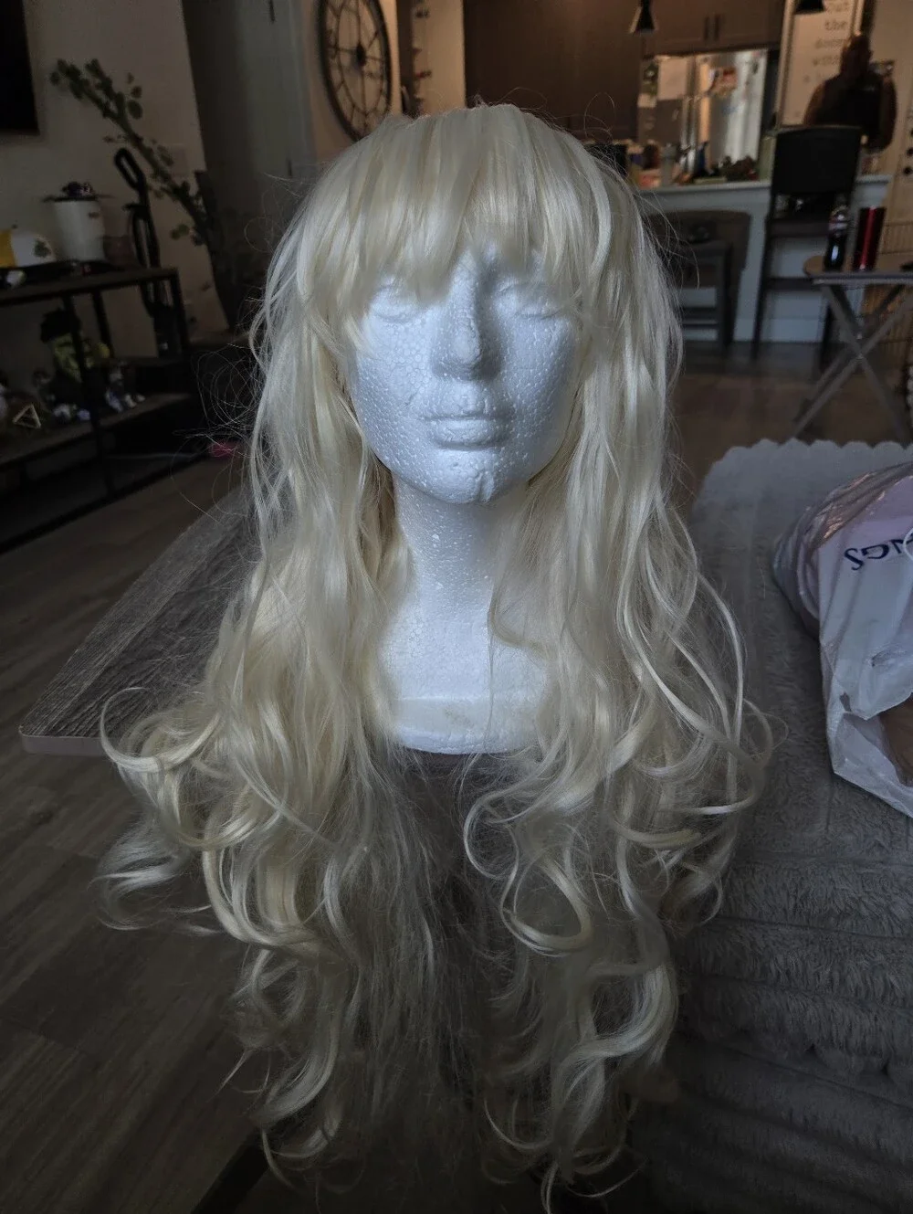Unbranded Long Blonde Synthetic Wig